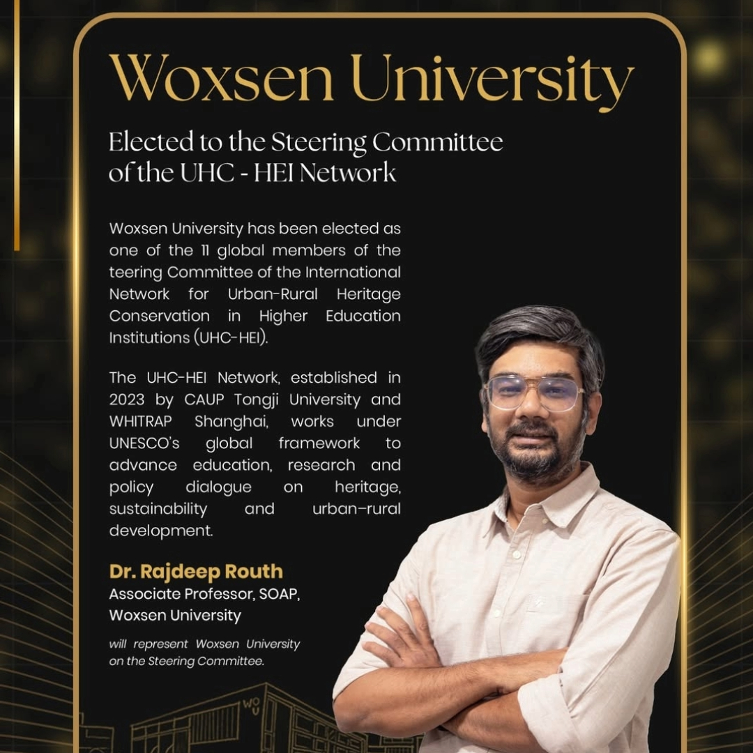 Woxsen University Joins Steering Committee of UNESCO-Aligned UHC–HEI Network on Heritage & Sustainable Development